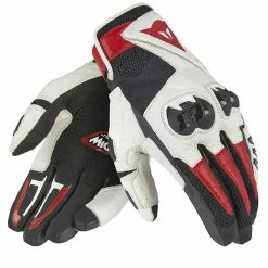 Brand new 🛒 Dainese Mig C2 Unisex Gloves Black/White/Red 👍