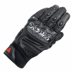 Cheapest ⭐ Dainese Carbon 4 Short Leather Gloves Black 👏