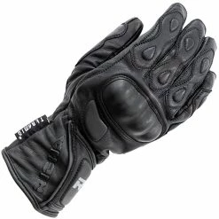 Promo 🧨 Richa Waterproof Racing 👩 Women's Leather Motorcycle Glove Black ✨