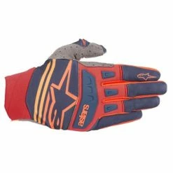 Budget 🌟 Alpinestars Techstar 19 Gloves Blue / Red / Orange 😉
