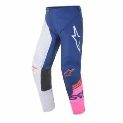 Budget 🔥 Alpinestars Race Compass 21 Trousers White / Navy / Pink ⭐