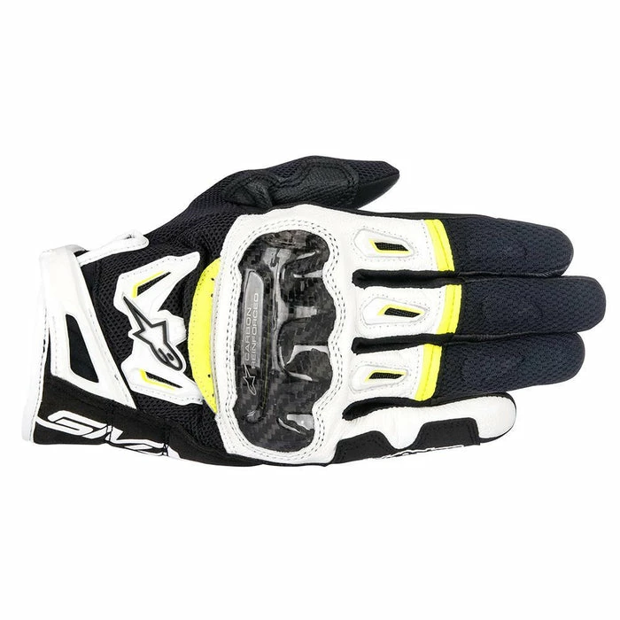 Flash Sale ๐ Alpinestars SMX-2 Air Carbon V2 Gloves Black/White/Fluo ๐