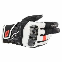 Promo ๐ Alpinestars SMX Z Drystarยฎ Waterproof Gloves Black/White/Red Fluo ๐