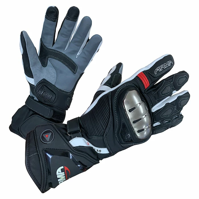 New ๐งจ Armr Harada R Leather Motorcycle Gloves ๐