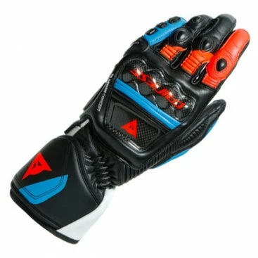 Coupon ๐ Dainese Druid 3 Leather Gloves Black/Blue/Red ๐