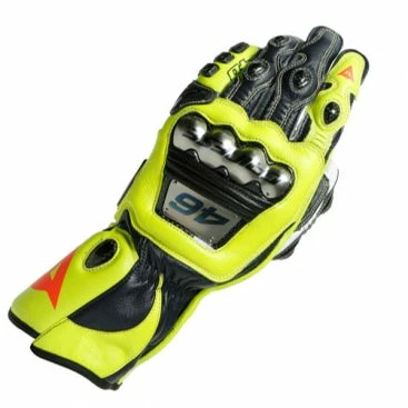 Budget โ Dainese Full Metal 6 Leather Gloves VR46 Replica ๐