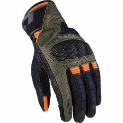 New ❤️ LS2 Air Raptor Short Gloves Green Blue/Orange Fluo ❤️