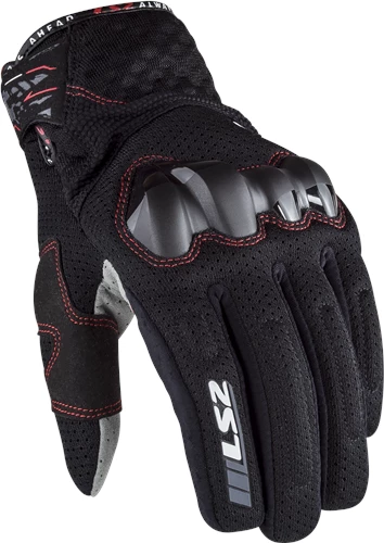 New ๐ LS2 Chaki ๐ฉ Women's Short Gloves Black โ
