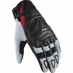 Flash Sale 💯 LS2 All Terrain Short Gloves Black/Grey/Red 😍