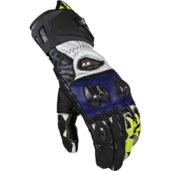 Outlet 👍 LS2 Feng Leather Gloves Black/Blue 😀