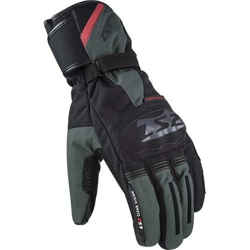 Brand new โ๏ธ LS2 Snow Waterproof Gloves Black Green ๐