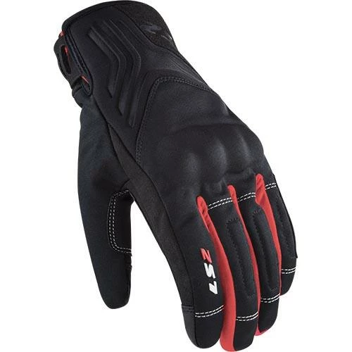 Hot Sale โค๏ธ LS2 Jet 2 Waterproof Short Gloves Black/Red โ
