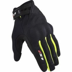 Cheapest ❤️ LS2 Dart 2 Short Gloves Black/Yellow Fluo ⭐