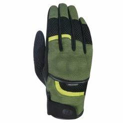 Promo π Oxford Brisbane Air Short π Summer Motorcycle Gloves Green/Black π§¨