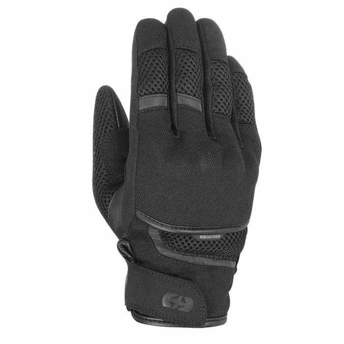 Flash Sale โญ Oxford Brisbane Air Short โ๏ธ Summer Motorcycle Gloves Stealth Black ๐