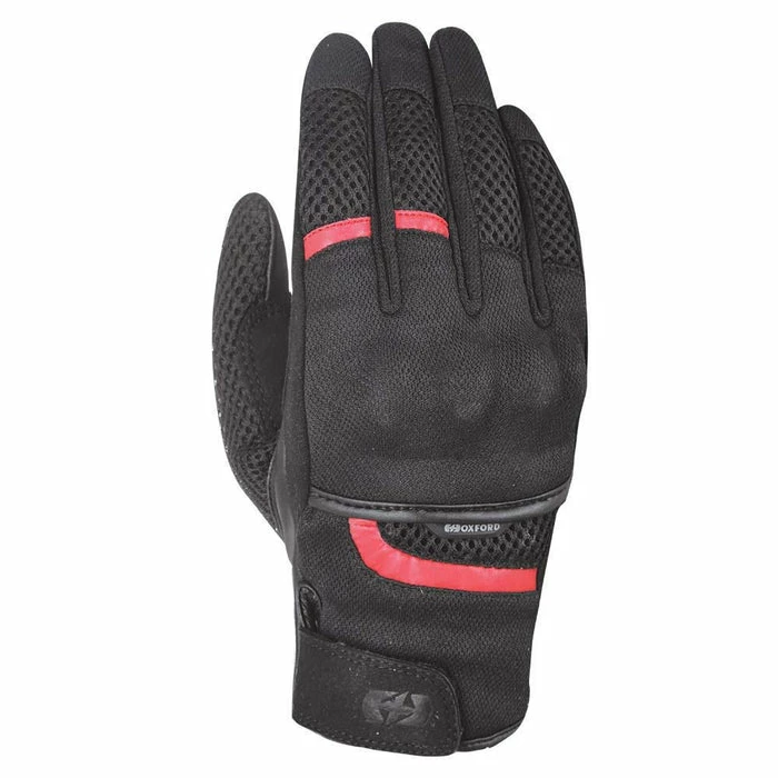 Cheapest ๐ Oxford Brisbane Air Short ๐ Summer Motorcycle Gloves Tech Black โญ