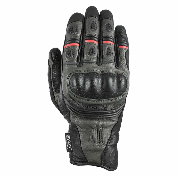 Cheapest 🛒 Oxford Mondial Short Motorcycle Gloves Tech Green 🔥