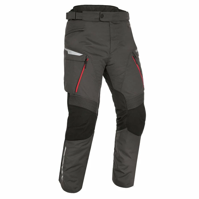 New โ๏ธ Oxford Montreal 4.0 Waterproof Trousers Black/Grey/Red ๐