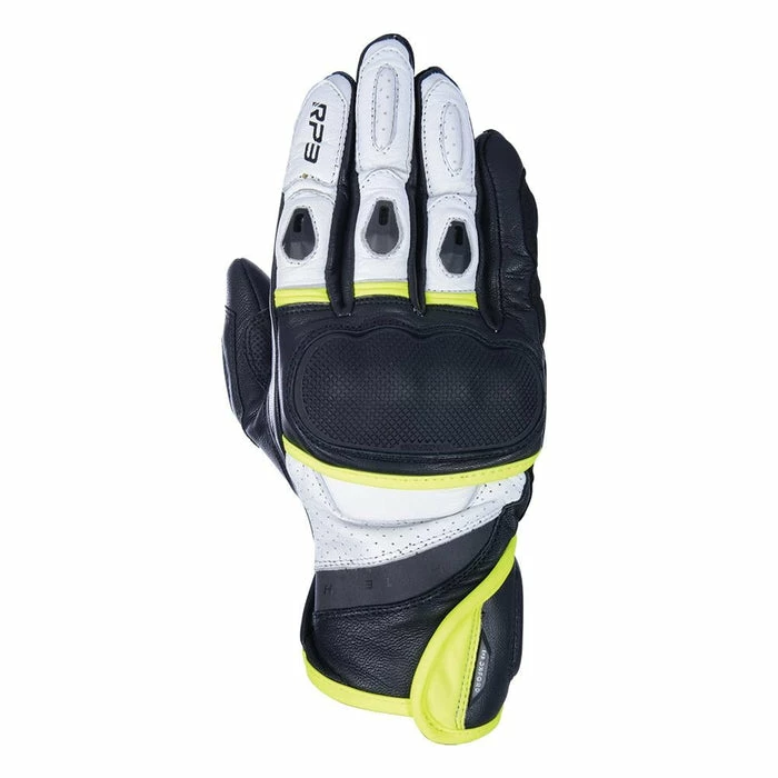 Best deal ๐ Oxford RP-3 2.0 Short Sports Gloves Black/White/Fluo ๐