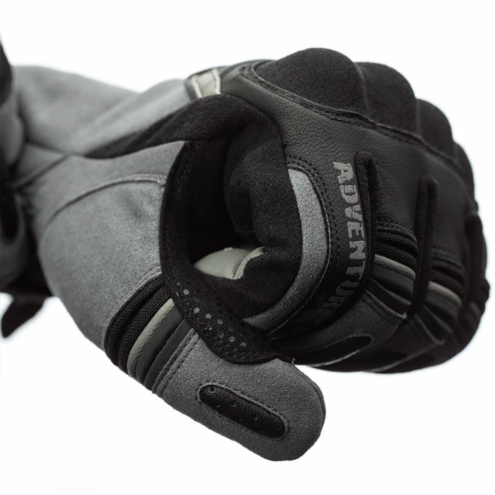 Budget 👏 RST Adventure-X Leather Gloves Grey/Black ⭐ - Image 2