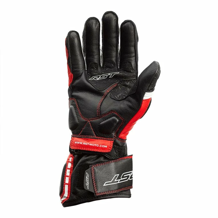 Cheapest ๐ RST Axis Leather Gloves Black/Red ๐ - Image 5