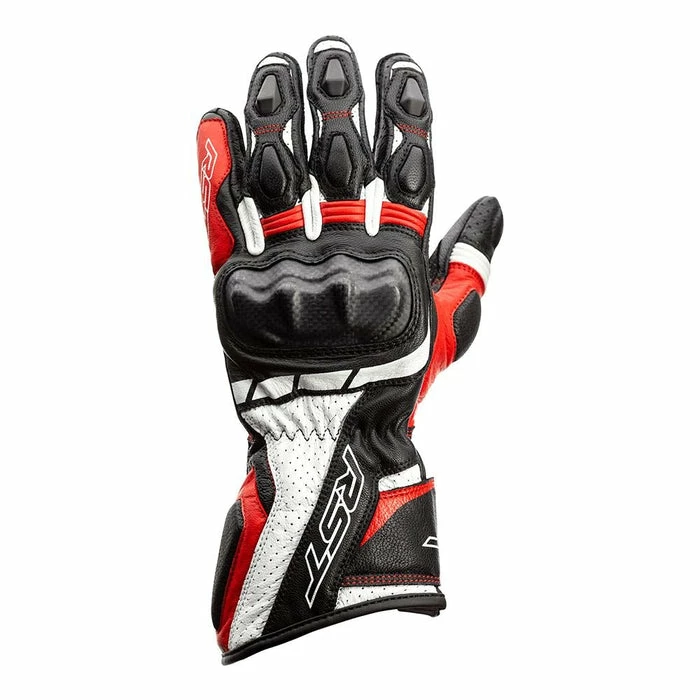 Cheapest ๐ RST Axis Leather Gloves Black/Red ๐