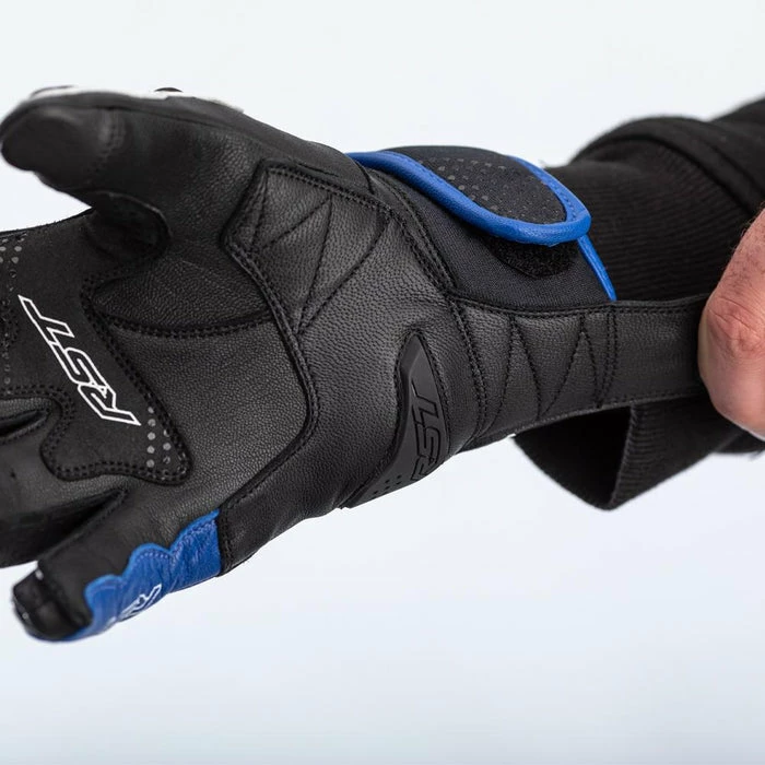 Outlet ๐งจ RST Freestyle 2 Leather Gloves Black/Blue ๐ - Image 5