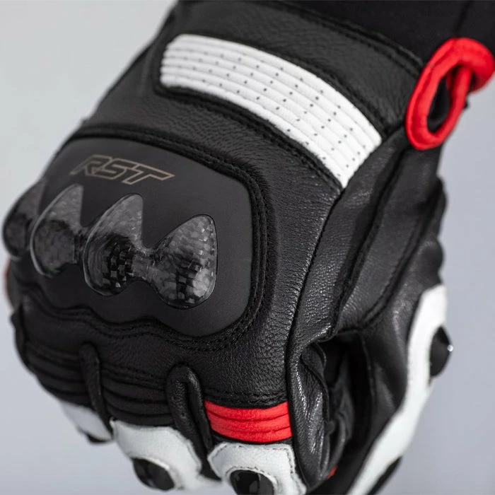 Buy ๐งจ RST Freestyle 2 Leather Gloves Black/Red ๐งจ - Image 2
