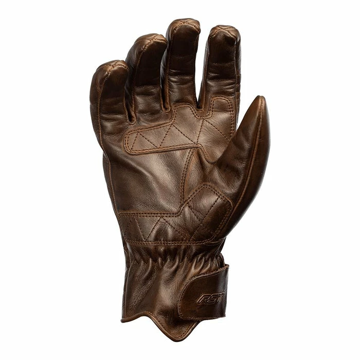Cheap ๐ RST Isle Of Man TT Hillberry Leather Gloves Brown โจ - Image 3