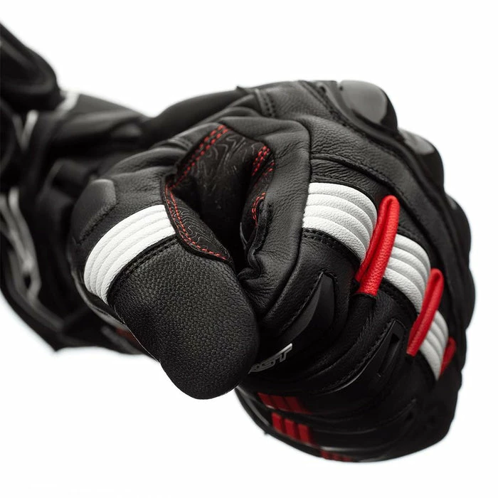 Outlet โค๏ธ RST Pilot Leather Gloves Black/Red ๐ - Image 4