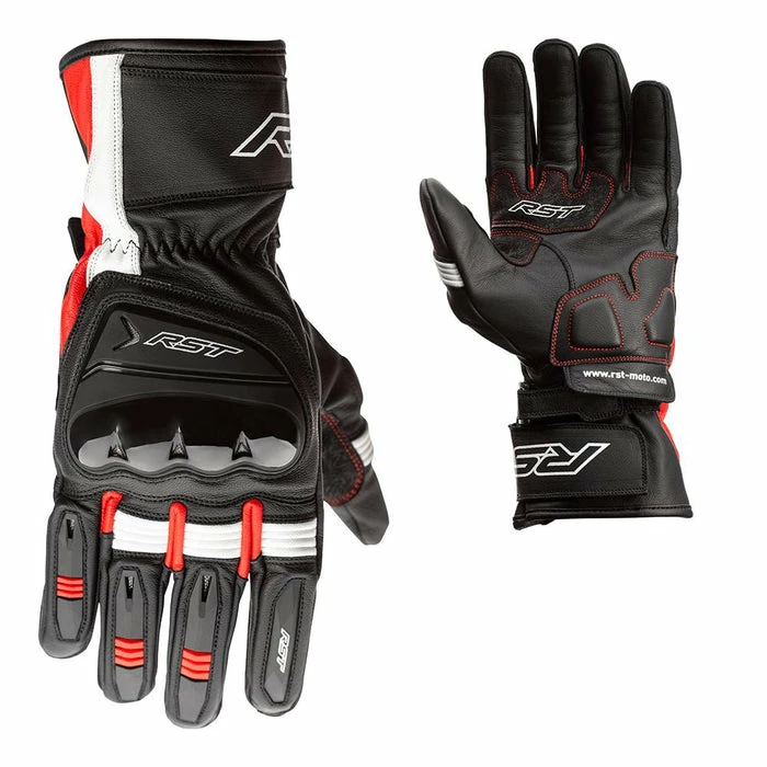 Outlet โค๏ธ RST Pilot Leather Gloves Black/Red ๐ - Image 5