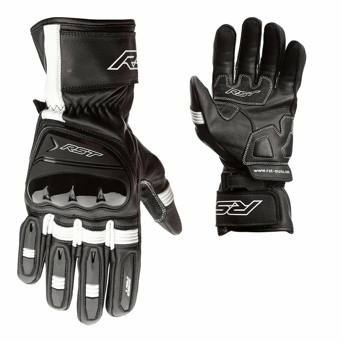 Budget ๐ RST Pilot Leather Gloves Black/White ๐งจ - Image 5