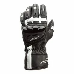 Budget 🔔 RST Pilot Leather Gloves Black/White 🧨