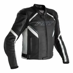 Best Sale โญ RST Sabre Leather Airbag Jacket Black/White ๐