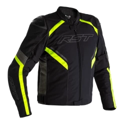 Hot Sale โจ RST Sabre Waterproof Airbag Jacket Black/Grey/Yellow Fluo ๐