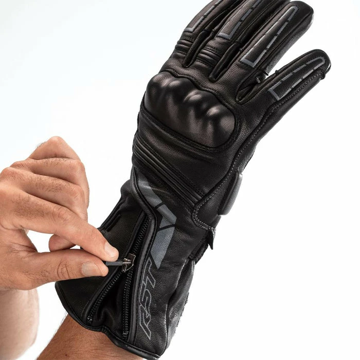 Wholesale ๐ RST Storm 2 Leather Waterproof Gloves Black ๐ - Image 4