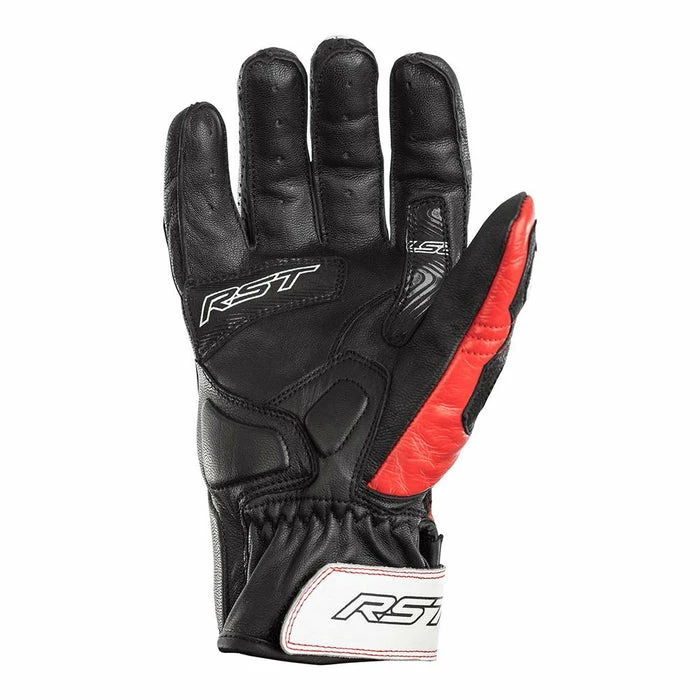 Flash Sale ๐ RST Stunt III Leather Short Glove Black/Red ๐ - Image 3