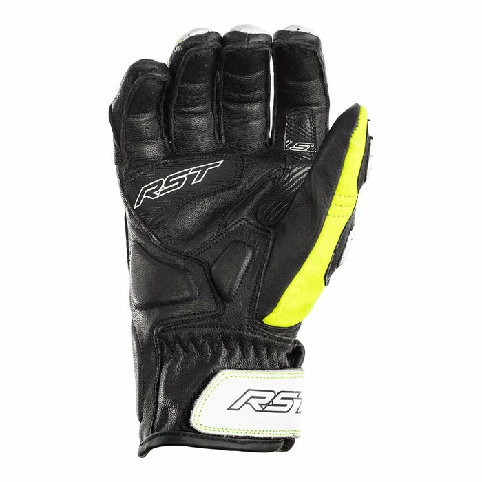 Coupon ๐ RST Stunt III Leather Short Gloves Black/Yellow Fluo ๐ - Image 3