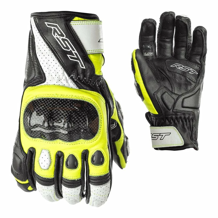 Coupon ๐ RST Stunt III Leather Short Gloves Black/Yellow Fluo ๐
