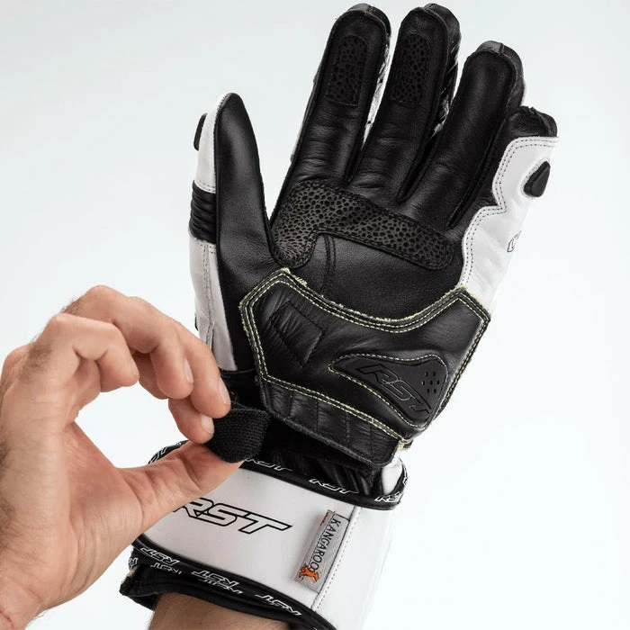 Outlet ๐ RST TracTech Evo 4 Leather Gloves Black/White ๐ - Image 2