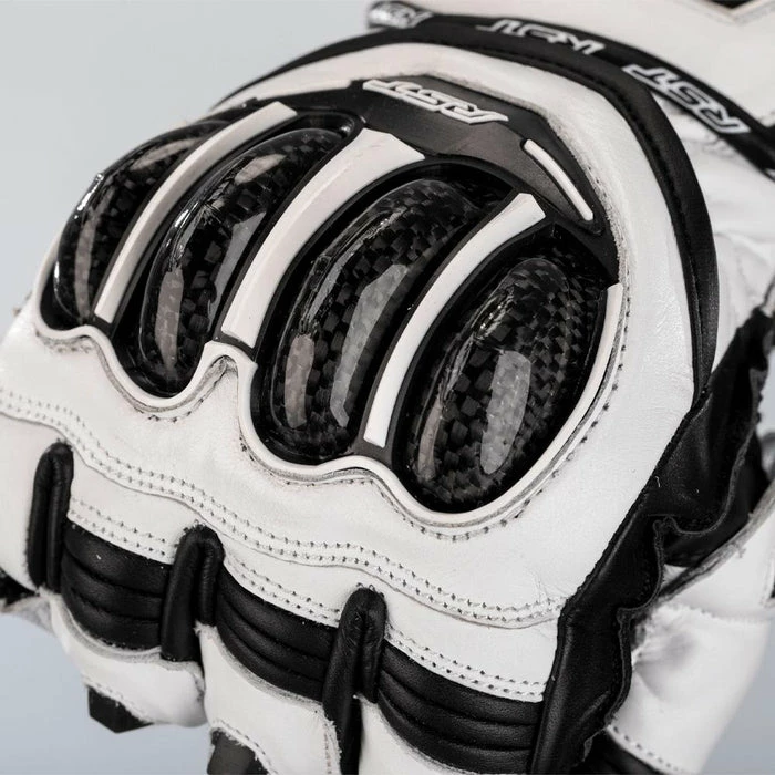 Outlet ๐ RST TracTech Evo 4 Leather Gloves Black/White ๐ - Image 3