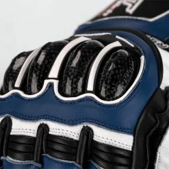 Top 10 😉 RST TracTech Evo 4 Leather Gloves Blue/White ⭐ -Richa Shop RST TracTech Evo 4 Leather Gloves BlueWhite 4 700x700