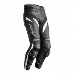 Hot Sale 😀 RST Tractech Evo 4 Leather Trousers Black/White 🎁