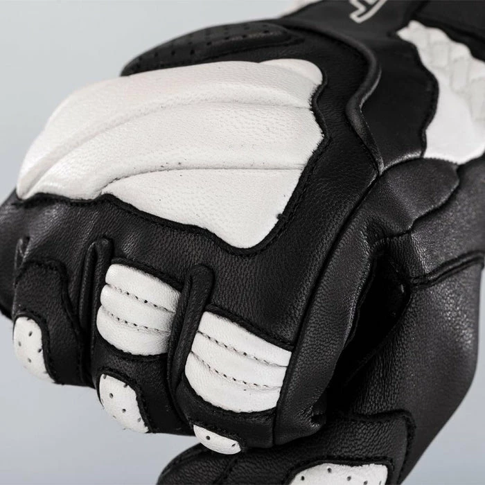 Discount 🥰 RST Turbine Leather Gloves Black/White 🎉 5 Discount 🥰 RST Turbine Leather Gloves Black/White 🎉 - Image 3