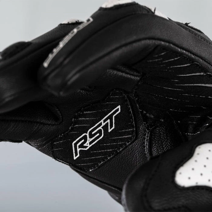 Discount 🥰 RST Turbine Leather Gloves Black/White 🎉 6 Discount 🥰 RST Turbine Leather Gloves Black/White 🎉 - Image 4