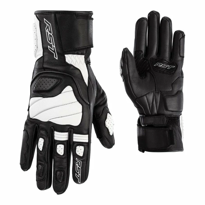 Discount 🥰 RST Turbine Leather Gloves Black/White 🎉 7 Discount 🥰 RST Turbine Leather Gloves Black/White 🎉 - Image 5