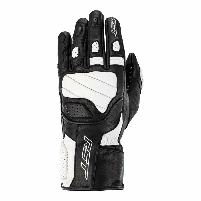 Discount 🥰 RST Turbine Leather Gloves Black/White 🎉 3 Discount 🥰 RST Turbine Leather Gloves Black/White 🎉