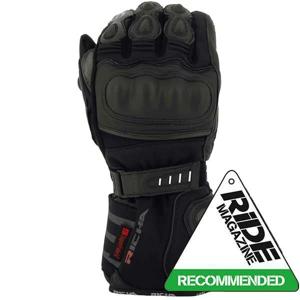 Brand new ๐ Richa Arctic Leather Motorcycle Glove Black ๐