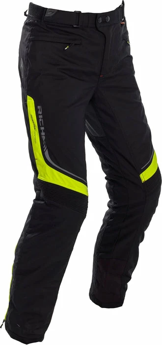 Promo ๐ฏ Richa Colorado Waterproof Textile Motorcycle Trousers Black/Fluo Regular ๐