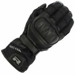 Outlet ✔️ Richa Nasa 2 Leather Motorcycle Glove Black 😉
